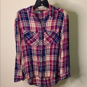 Express plaid shirt loose fit